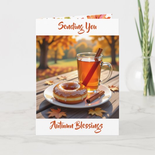 Sending You Autumn Blessings Karte (Vorderseite)