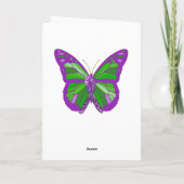 Sending you Gentle Hugs, Get Well Card Karte (Rückseite)