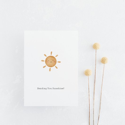 Sending You Sunshine Card Postkarte