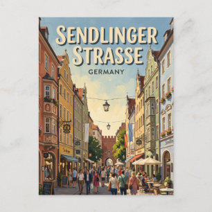 Sendlinger Straße München Deutschland Postkarte