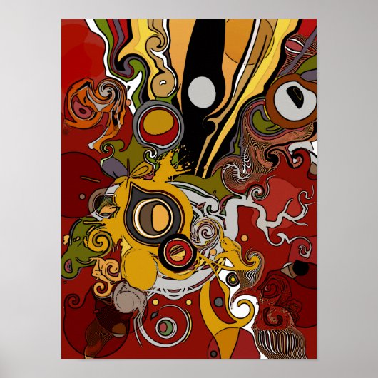 SENECA - Abstraktes Poster (Vorne)
