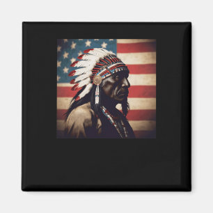 Seneca Indian Chief Sticker3 Magnet