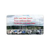 Seneca Lake. Adressaufkleber (Vorne)