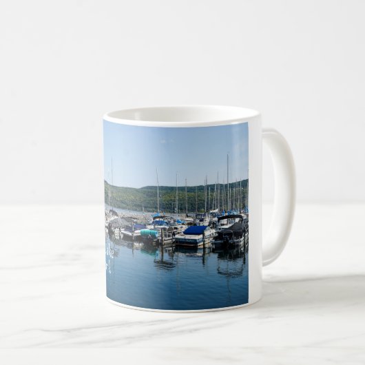 Seneca Lake in New York Kaffeetasse (VorderseiteRechts)