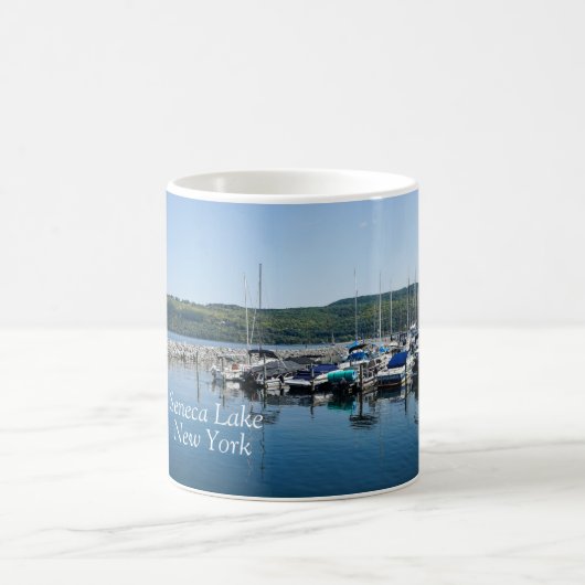 Seneca Lake in New York Kaffeetasse (Mittel)