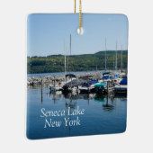 Seneca Lake in New York Keramikornament (Rechts)