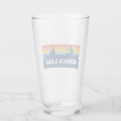 Seneca Lake New York Canoe Glas (Rückseite)