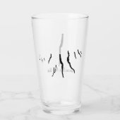 Seneca Lake, NY Beverage Glass Glas (Rückseite)