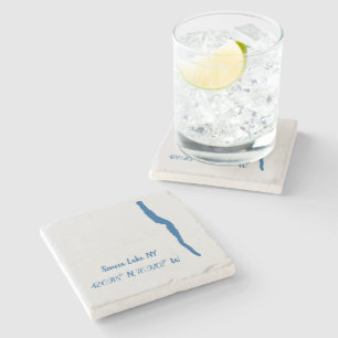 Seneca Lake, NY Marble Untersetzer