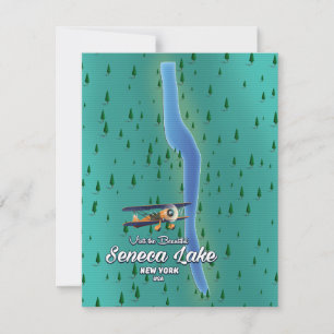 Seneca Lake, NYC-Seekarten