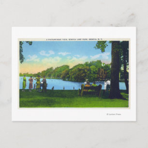 Seneca Lake Park Scene Postkarte