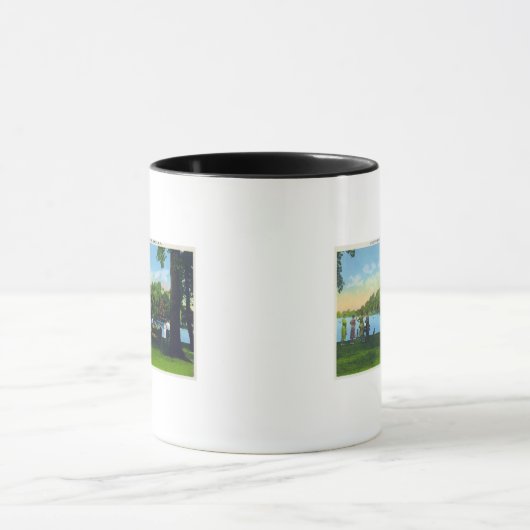 Seneca Lake Park Scene Tasse (Zentrum)
