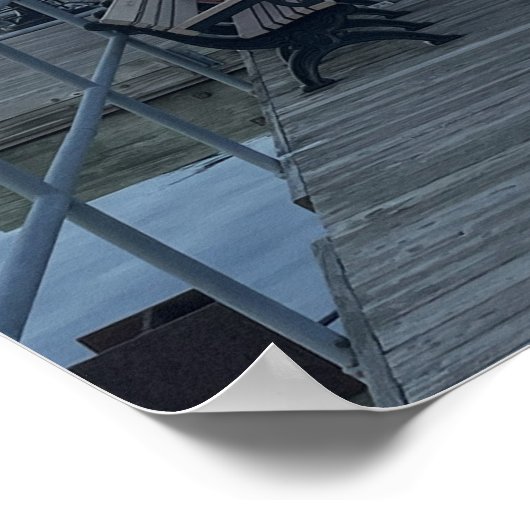 Seneca Lake Poster (Ecke)