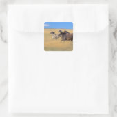 Seneca, Oregon, USA Quadratischer Aufkleber (Tasche)