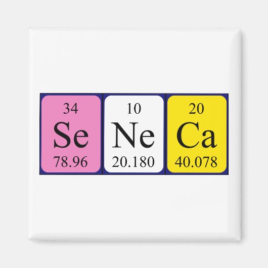 Seneca Periodenmagnet Magnet (Vorne)