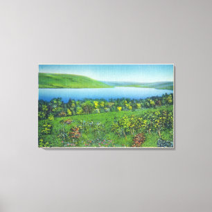 Seneca Point Blick auf den See Leinwanddruck