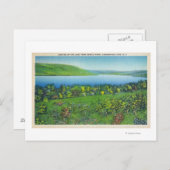 Seneca Point Blick auf den See Postkarte (Vorne/Hinten)