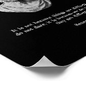 Seneca Poster - Stoische Philosophie (Ecke)