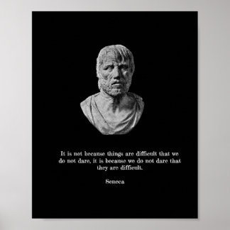 Seneca Poster - Stoische Philosophie