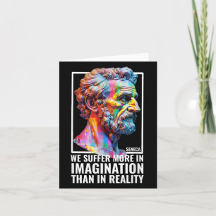 Seneca Quote Stoicism Student Moderner Stoiker Phi Karte