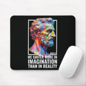 Seneca Quote Stoicism Student Moderner Stoiker Phi Mousepad (Mit Mouse)