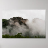 Seneca Rocks in Cloud, West Virginia. Poster (Vorne)