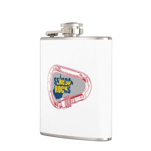 Seneca Rocks Klettern Carabiner Flachmann (Links)