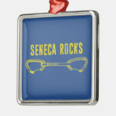 Seneca Rocks Klettern Quickziehung Ornament Aus Metall (Links)
