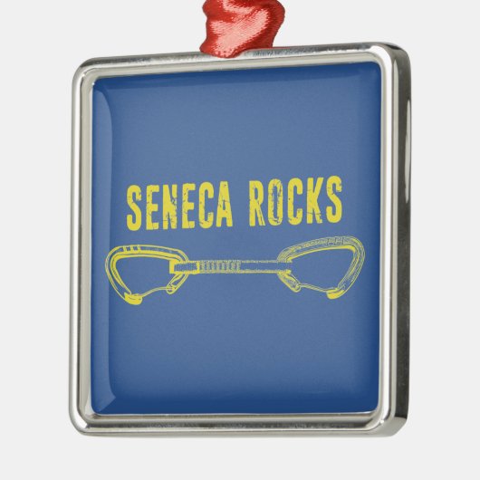 Seneca Rocks Klettern Quickziehung Ornament Aus Metall (Links)