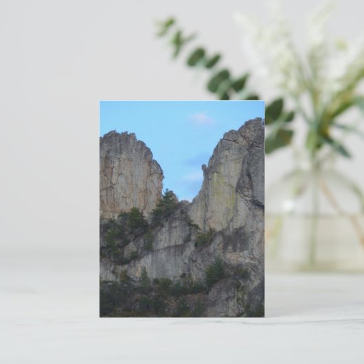 Seneca Rocks Postkarte (Stehend Vorderseite)