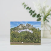 Seneca Rocks Postkarte (Stehend Vorderseite)