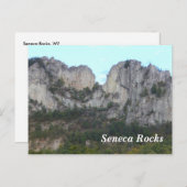 Seneca Rocks Postkarte (Vorne/Hinten)