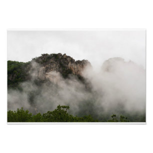 Seneca Rocks, West Virginia Fotodruck