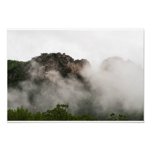 Seneca Rocks, West Virginia Fotodruck (Vorne)