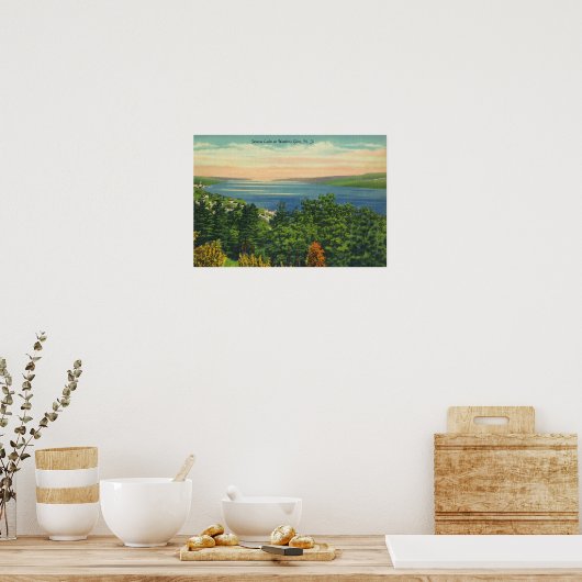 Seneca Seeblick Poster (Küche)