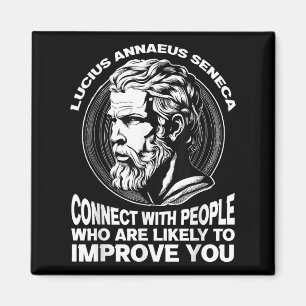 Seneca Stoic Philosopher Motivierend Selbst verbes Magnet