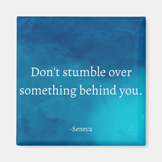 Seneca Stoic Quote Magnet (Vorne)