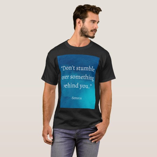Seneca Stoic Quote Shirt (Vorne ganz)