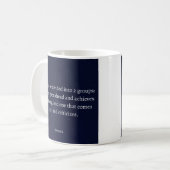Seneca Stoic Quote Tasse (Vorderseite Links)