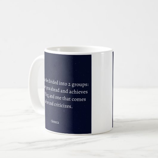 Seneca Stoic Quote Tasse (Vorderseite Links)