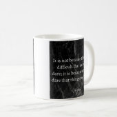 Seneca Stoic Quote Tasse (VorderseiteRechts)