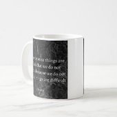 Seneca Stoic Quote Tasse (Vorderseite Links)