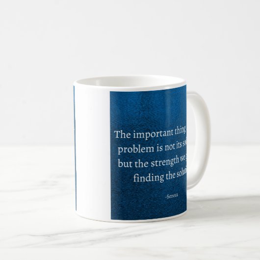Seneca Stoic Quote Tasse (VorderseiteRechts)