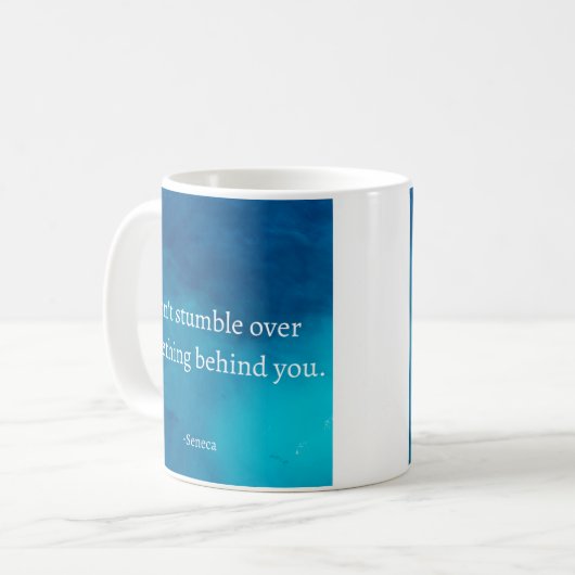 Seneca Stoic Quote Tasse (Vorderseite Links)