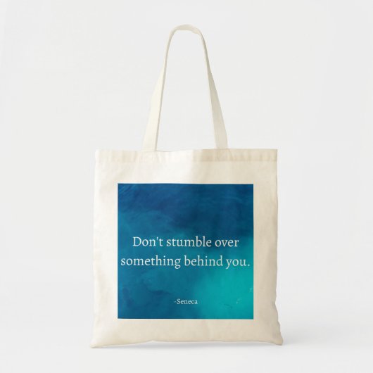 Seneca Stoic Quote Tote Tag Tragetasche (Vorne)