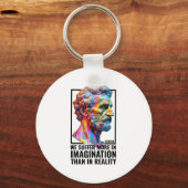 Seneca überdenkt Quotenstoikismus Moderner Stoiker Schlüsselanhänger (Vorderseite)