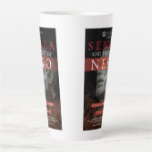 Seneca und das Soul Nero - Latte Tasse (Vorderseite)