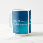 Seneca: Vorwärts fokussieren, nicht auf Vergangenh Kaffeetasse (Vorderseite Links)