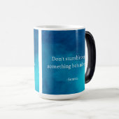 Seneca: Vorwärts fokussieren, nicht auf Vergangenh Verwandlungstasse (VorderseiteRechts)