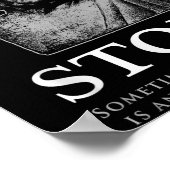 Seneca Zitat "Akt of Courage" Stoicismus Poster (Ecke)